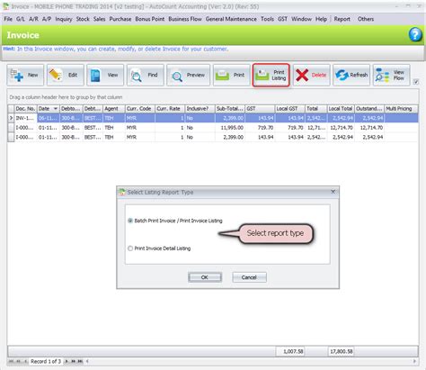 Image result for AutoCount Invoice