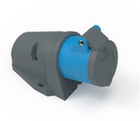11895 Bals | Bals IP44 Blue Wall Mount 2P + E Industrial Power Socket ...
