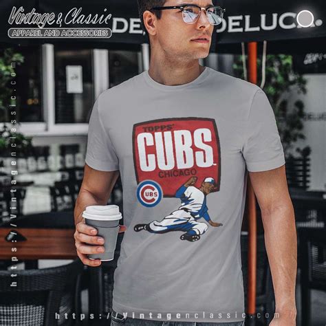 Topps Chicago Cubs Shirt - Vintagenclassic Tee