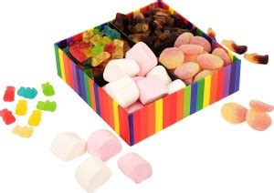 House Of Candy The Sugar Rush Black Box, Assorted Sweet Box w/ Cola ...