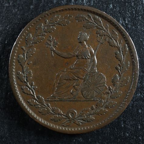 Halfpenny Brutus token ND British Copper Company Canadian Borderline ...