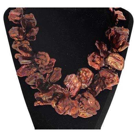 Janis Kerman, Keshi Pearl and Gem Stone Necklace For Sale at 1stDibs ...