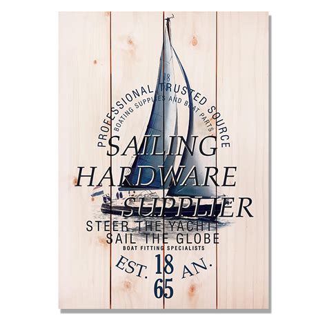 Buy Wile E. Wood WSHS1420 Sailing Hardware Supplier 14x20 Online at Low ...