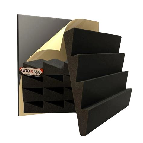 URBAN-X T-Wedge Soundproofing Studio Acoustic Foam 1'x1' - 2 Inches 50D ...