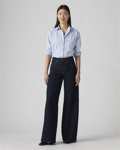 728 High-rise Wide-leg Women's Jeans - Dark Wash | Levi's® CA