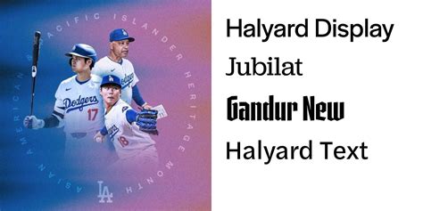 Los Angeles Dodgers social media - Fonts In Use