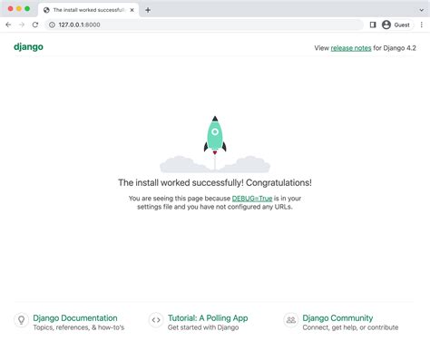 Django Tutorial 的图像结果