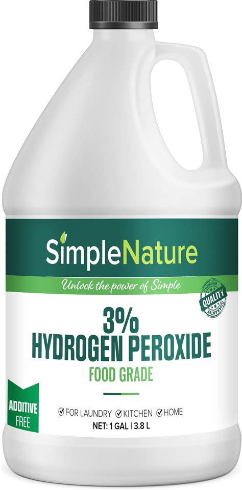 Amazon.com: Essential Oxygen Food Grade Hydrogen Peroxide 3%, Natural Cleaner, Refill, 32 Fl Oz ...