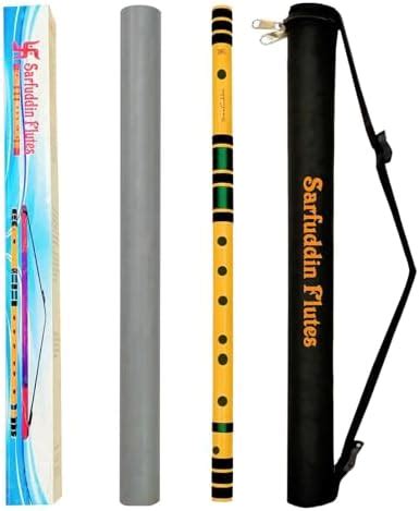 Sarfuddin Flutes G Sharp Base Size 24 Inches Right Hand Bamboo Flute ...