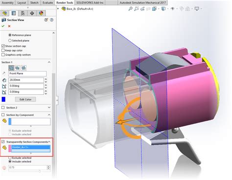 SolidWorks Assembly Transparency 的图像结果