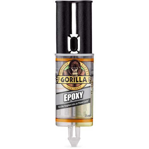 Gorilla Glue 6044000 2-Part Epoxy Syringe 25ml 5 Min | Rapid Electronics