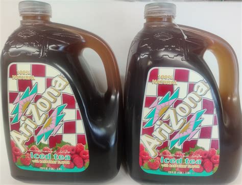 Arizona Iced Tea With Raspberry Flavor 3.78L 128Fl OZ (PACK OF 2 ...