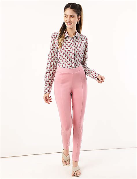 Buy Viscose Mix Skinny Treggings at Marks & Spencer