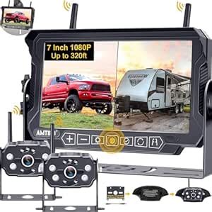 RV-Enthusiast Backup Camera Wireless for Trailer: Traveler RV Backup ...