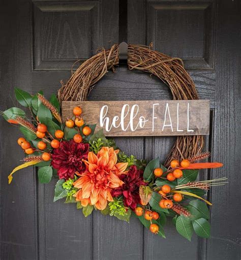 100 best fall wreaths for your autumn front door – Artofit