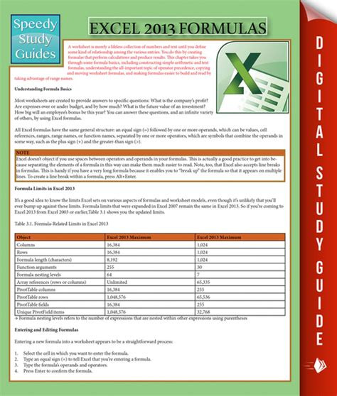 Basic Excel Formulas 2013 的图像结果