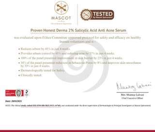 Proven Honest Derma /PHD/ 2% Salicylic Acid Anti-Acne Serum with ...