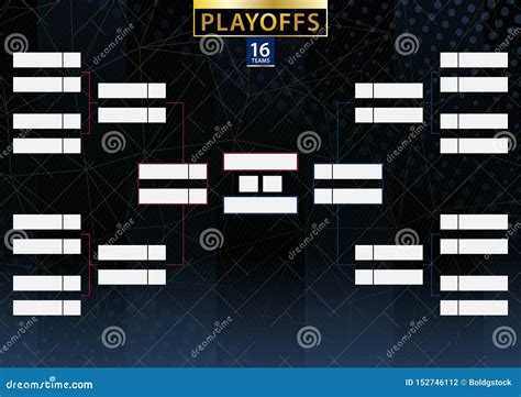 10 Team Bracket Template