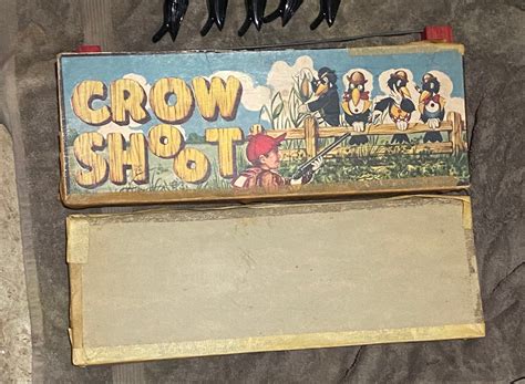 Rare Vintage 1950s Crow Shoot Target Game – Jaymar Game in Original Box ...