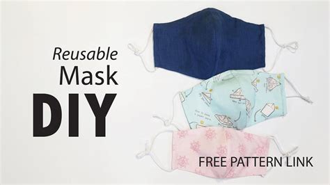 Image result for Fleece Face Mask Pattern