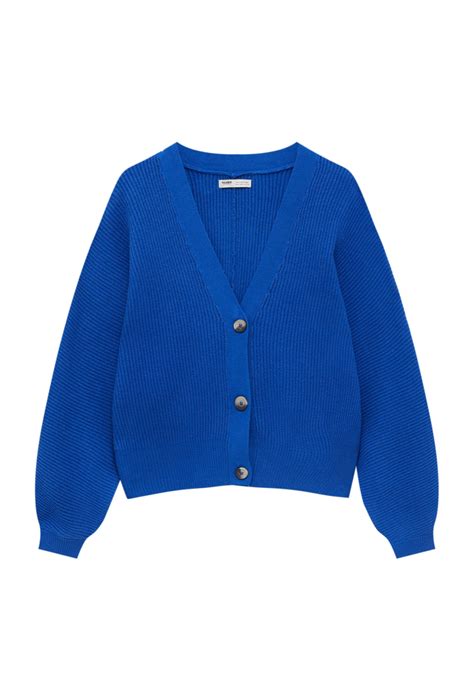 Royal blue cardigan – Artofit