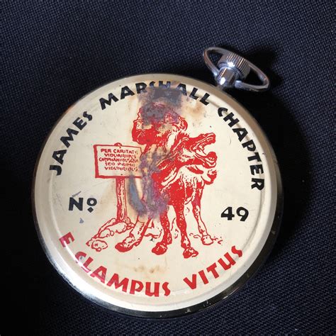 Vintage E CLAMPUS VITUS Clamper James Marshall No. 49 Pocket Watch ...