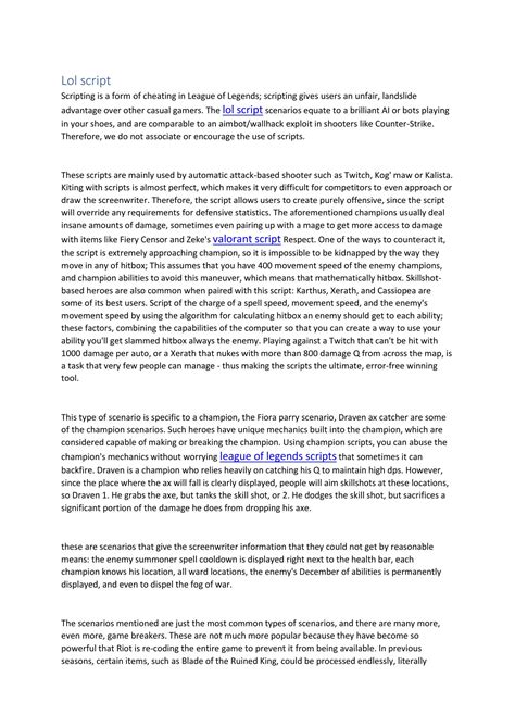 How to Script LOL 的图像结果