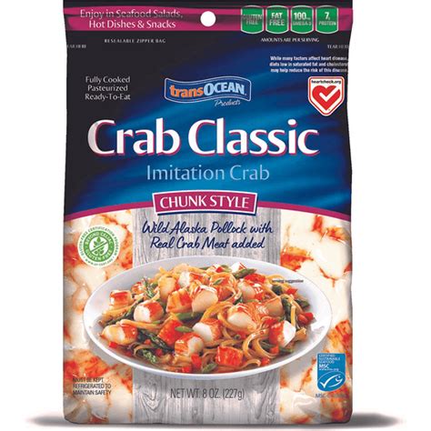 Crab Classic Imitation Crab Nutrition at Leah Crisp blog