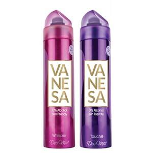 Buy VANESA Touche & Whisper Deo Body Mist - 150ML Each (Combo Pack of 2 ...