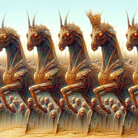 Revelation 9:7 Artwork | Bible Art