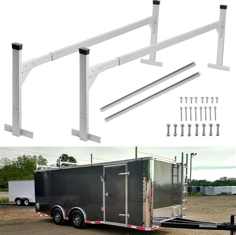 Amazon.com: OUTPRIZE Aluminum Trailer Ladder Rack, 6FT to 9FT ...