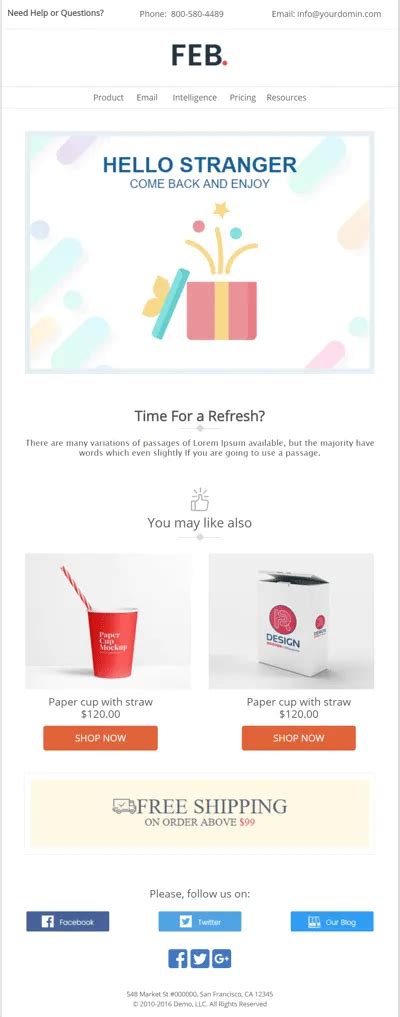 150 Responsive eCommerce Email Templates | Smartmail