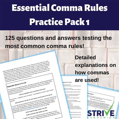 Image result for Extended Comma Rules