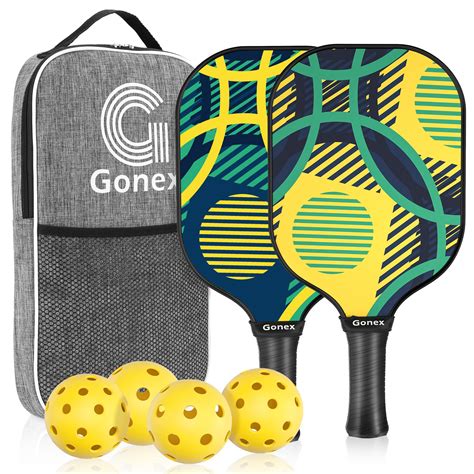 Buy Gonex Pickleball Paddles Set of 2 Pickleball Racquet Lightweight ...