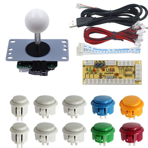 Buy SJJX DIY Arcade Game Button and Joystick Controller Kit for ...