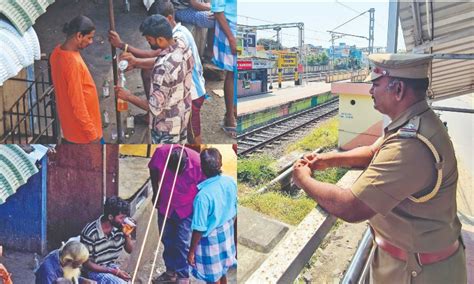 Pazhavanthangal Railway Station tipplers’ paradise