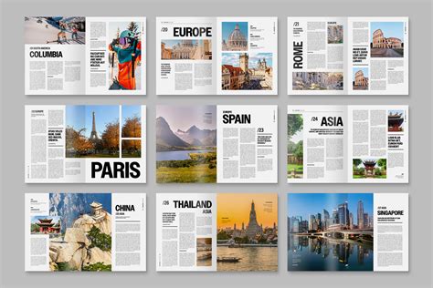 Modern Magazine Template [Indesign, INDD] - BrandPacks