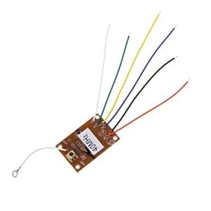 4CH 40MHZ Remote Transmitter & Receiver Board with Antenna for DIY RC ...
