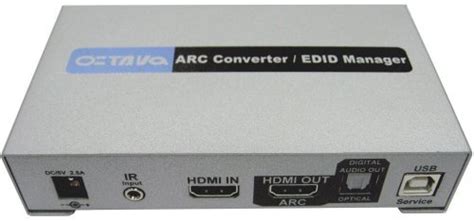 Octava-1x1 HDMI Audio Converter (HDMI to optical toslink)+ ARC with ...