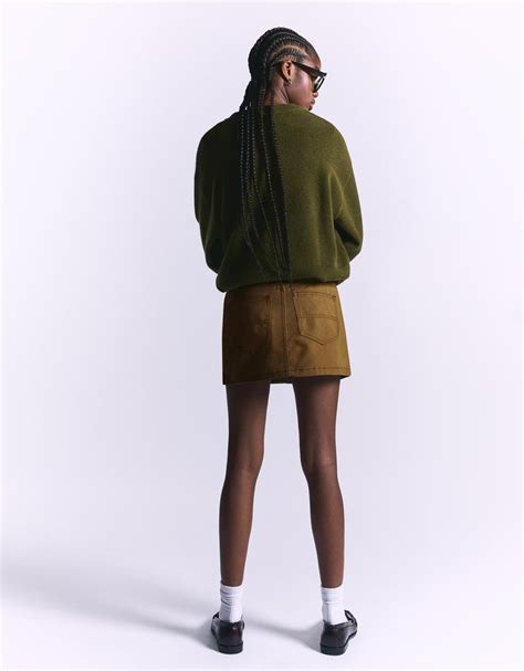Belted mini skirt - Women | Bershka
