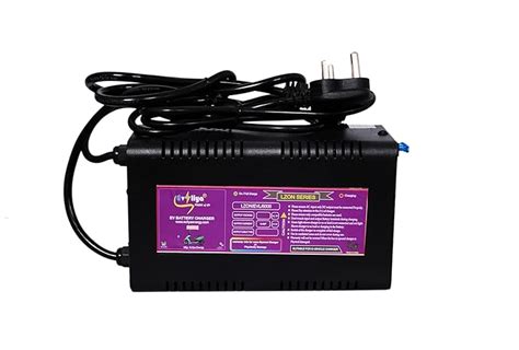 LZON Series 60v 6Amp Auto Cutoff 71.4v Lithium ion Fast Battery Charger ...
