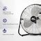 Proaira 18-inch High Velocity Cradle Floor Fan, 3 Speed Control, Black ...