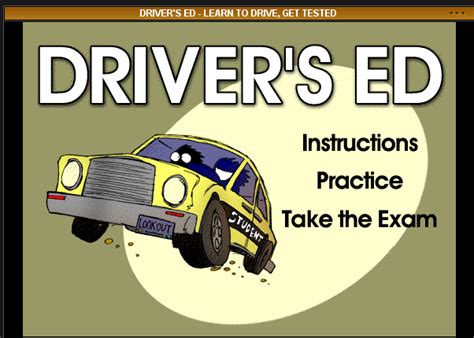 Drivers Ed Computer Game 的图像结果