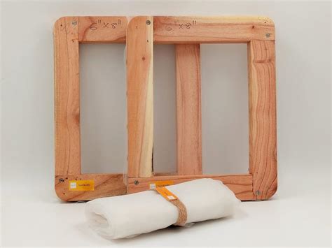 sumikrafts Screen Printing Wooden Frame Size 6'' X 8'' - 2 pcs with pre ...
