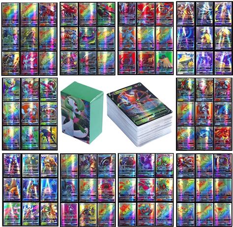100PCS Pokeman Cards Pack?Rare Vmax Pokmon Cards India | Ubuy