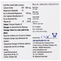 Cnx Cal Tablet 15 - Uses, Side Effects, Dosage, Price | Truemeds
