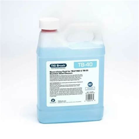 Cleaning Chemicals - TB 40 Neutralizing Fluid Trader - Wholesaler ...