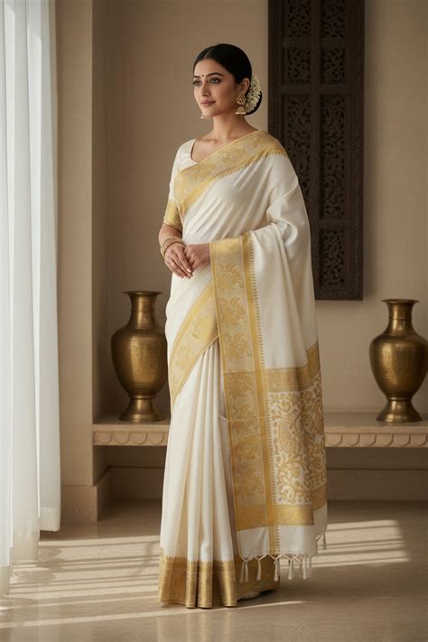 Buy South Indian Handloom Sarees Online | Kanchipuram, Kasavu & More ...