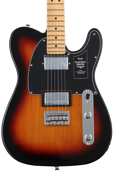 Fender Player II Telecaster HH Electric Guitar - 3-color Sunburst with ...