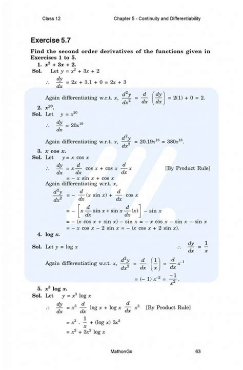 Image result for Chapter 5 Maths Class 12 Maths